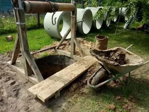 Копка колодца под ключ в Ступине и Ступинском районе
